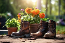 Garden Garden Boots, Flower Pots And Other Gardening Supplies