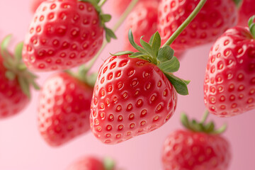 Wall Mural - close up of strawberry