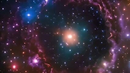 Wall Mural - death of a star, exploring the universe.