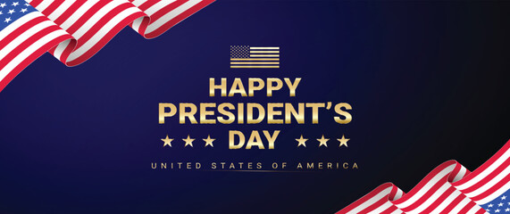 Wall Mural - President's Day Background Design