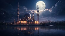 Mosque At Night