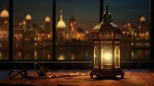 Arabic Latern In The Night