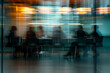 © maciej - group of people silhouettes in conference room at meeting discussing business