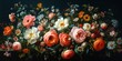 Flower Power A Vibrant Bouquet of Seasonal Blossoms Generative AI