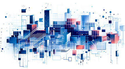 Wall Mural - data-driven business in a connected world: navigating global communication and community data analys