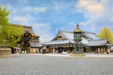 Poster - Nishi Hongan-ji temple in Kyoto, Japan