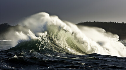 Wall Mural - Huge wave.