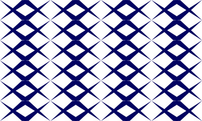 seamless pattern with X cross geometric repeat pattern. Simple subtle seamless blue and white background design on fabric printing or wallpaper or packing print