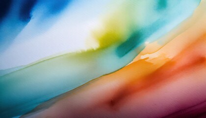 Wall Mural - colorful watercolor textured background