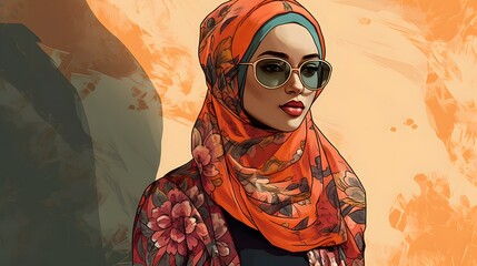 A modern interpretation of a Muslim woman's fashion