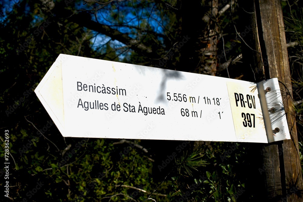 router through needles of Santa Agueda in Benicasim Stock Photo | Adobe ...