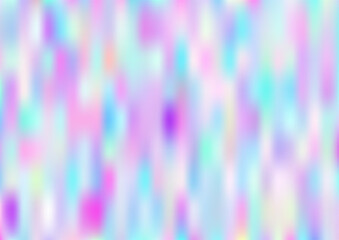 Wall Mural - Holograph Dreamy Banner. Neon Paper Overlay, 80s, 90s Music