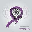 © harpreet - International Epilepsy Day. Vector illustration on the theme of International Epilepsy Day.