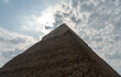 Egyptian pyramid top of Khufu