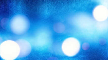 Wall Mural - a blue and white photo of a blurry background with bokeh effects.