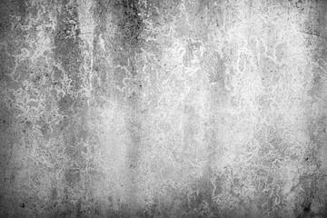 Wall Mural - Grunge black and white abstract distress background or texture, horizontal shape