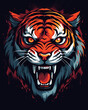 Angry Tiger Logo Dominance