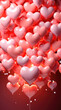 © Sunshine - Valentine's birthday card for Valentine Day. Background of hearts for stories of social networks