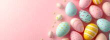 Easter Eggs, Background, Banner