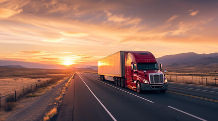 truck on highway