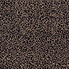 Canvas Print - Seamless Black Leopard Print Pattern. A close-up of a seamless, detailed black leopard print pattern.