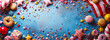 4th of July banner, celebration candy