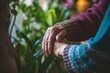 Caregiver assist the senior woman at the house,Elderly Wellness: In-Home Assistance with Caring Touch