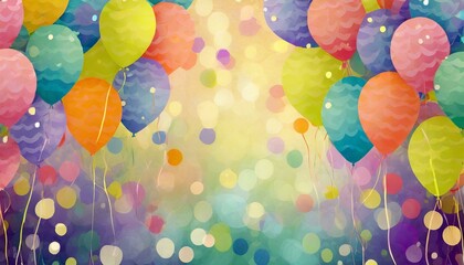 Wall Mural - Birthday card background