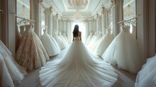 Bride In White Dress