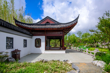 Poster - pavilion in the garden