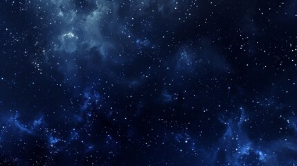 starry night sky with nebula and no light pollution