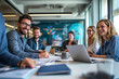 © Road Red Runner - A diverse group of individuals gathers around a table, engrossed in their laptops, engaging in a dynamic exchange of ideas and creativity.
