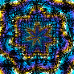 Leinwandbilder - Abstract vector illustration. Pattern of a random small dots.