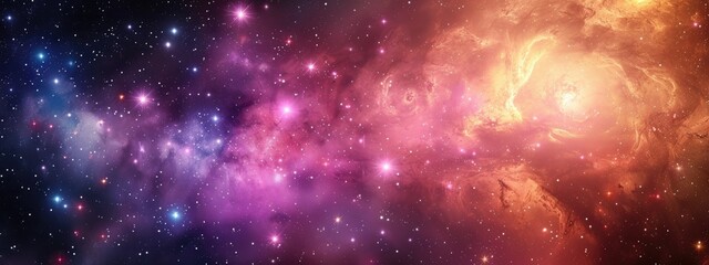 Wall Mural - galaxies and star constellations in deep space and cosmos, fragment of the universe on abstract back