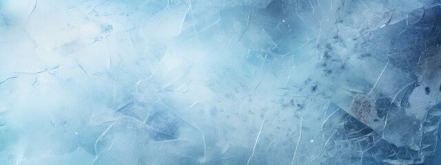 ice texture, cracked and scratched frosted surface, abstract winter season background. blue backgrou