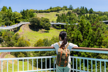 Poster - Woman visit the Qingjing Farm in Taiwan