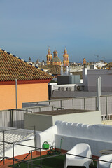 Wall Mural - sevilla terraza en el tejado con iglesia de fondo 4M0A5680-as24