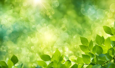 Poster - Summer sunlight bokeh