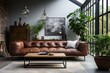 stylist and royal A luxurious large bright living room with a large green potted plant
