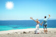 © Kostia - A happy couple near the seashore in nature weekend travel