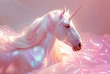  unicorn in a pink colors