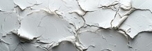 A Close Up Of A White Wall With Paint Peeling Off. Generative AI.