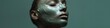 Elegance in skincare mud mask facial portrait