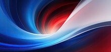 Red And Blue Color Swirl Concept, Abstract Background, Red And Blue Light Tunnel On A Dark Background, Abstract Background With Circles,