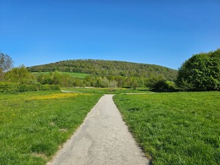 Footpath leading to a HIllside