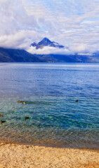 Sticker - NZ Queenstown lake mt