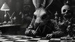 © Joshua - Mysterious Chess Game with Anthropomorphic Rabbit