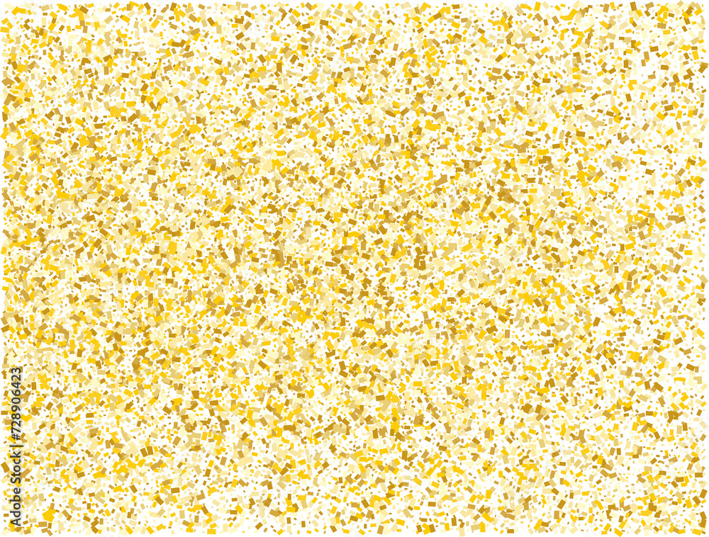 Magic Gold Rectangular Confetti