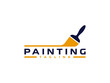 © Rezaalfarid204 - painting logo vector illustration. paint brush logo template