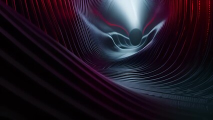 Wall Mural - prepare to be entranced by this hypnotic footage of pulsating b waves that seem to transport the vie